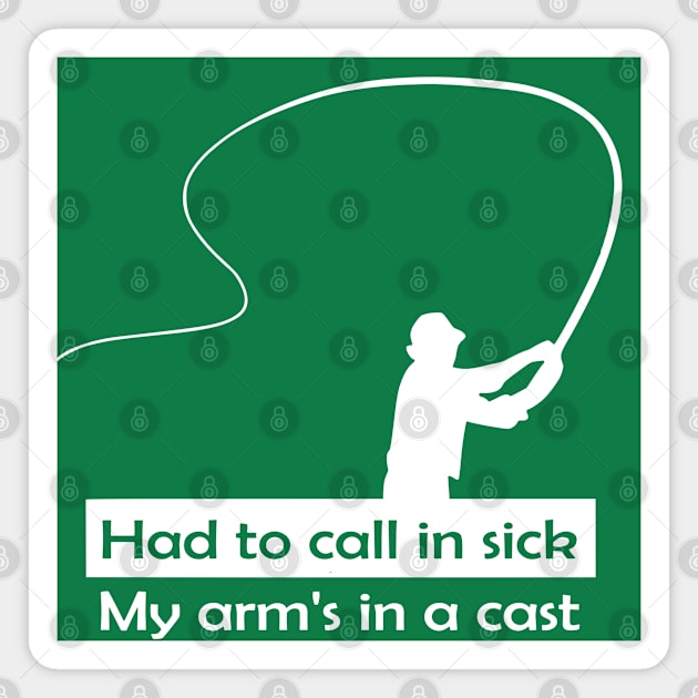 My Arm's in A Cast Magnet by HolyCowCreations